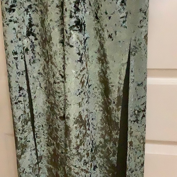 Marc Jacobs Henley Green Velvet-Effect Dress - Picture 4 of 12